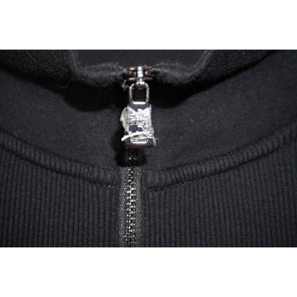 Lauren Ralph Lauren Active Ribbed Quarter-Zip Pullover - Black - Size L - Picture 6 of 16